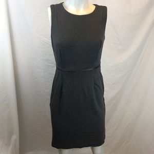 Calvin Klein Grey Sleeveless Midi Bodycon Dress